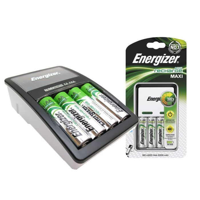 Energizer ACCU Recharge Maxi Φορτιστής 4 Μπαταριών Ni-MH Μεγέθους AA/AAA Σετ με 4x AA 2000mAh - Image 10