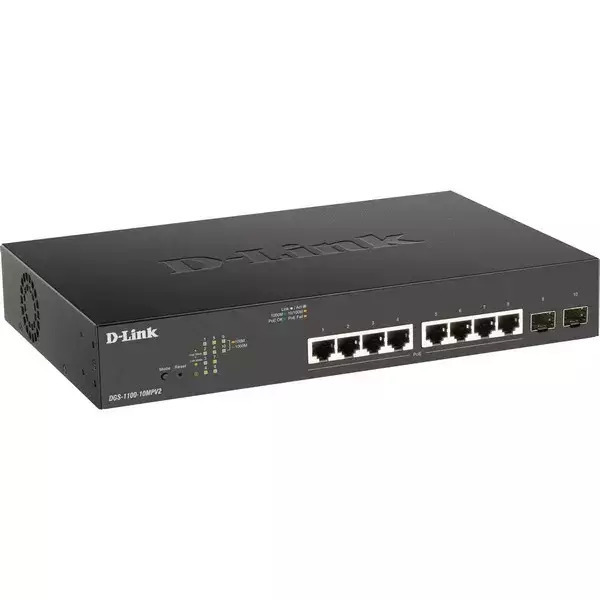 D-Link DGS-1100-10MPV2 v2 Managed L2 PoE+ - Image 6