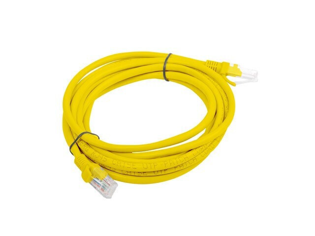 Lanberg U/UTP Cat.5e Καλώδιο Δικτύου Ethernet 3m Κίτρινο 10τμχ PCU5-20CC-0300-Y - Image 3