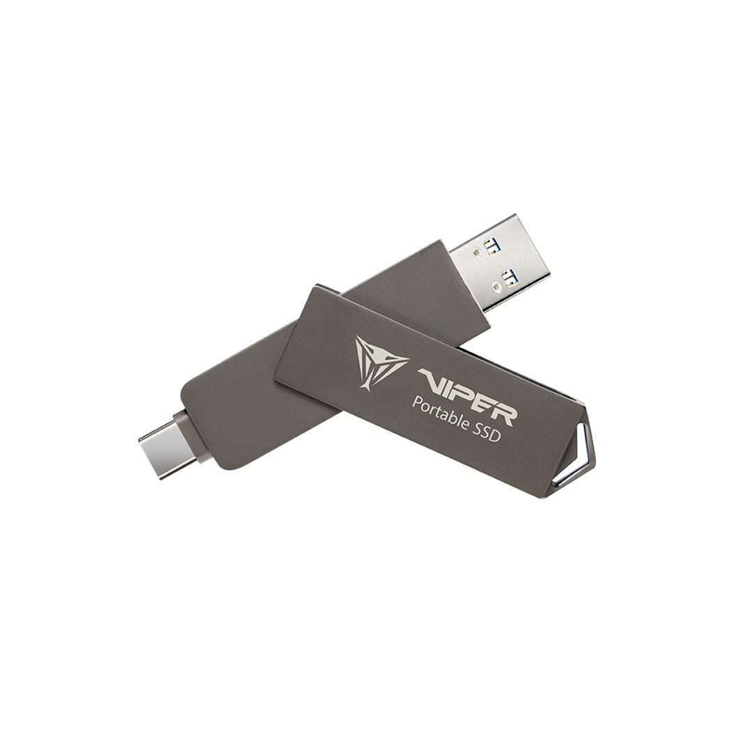 Patriot Pvp30 Duo Compact 2TB USB 3.2 SSD Stick με σύνδεση USB-A & USB-C Μαύρο - Image 2