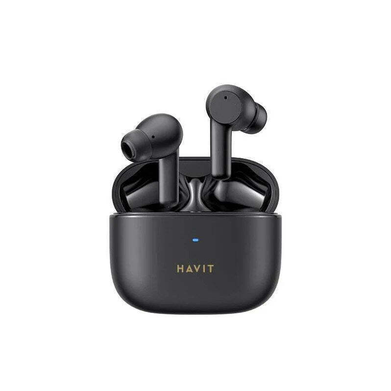 Havit TW958 Pro In-ear Bluetooth Handsfree Ακουστικά με Θήκη Φόρτισης Μαύρα
