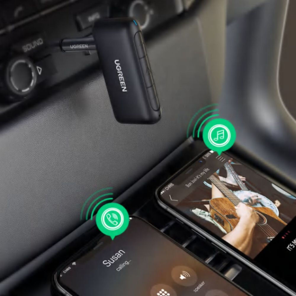 Ugreen Bluetooth Αυτοκινήτου για το Ηχοσύστημα (AUX / Audio Receiver) - Image 3