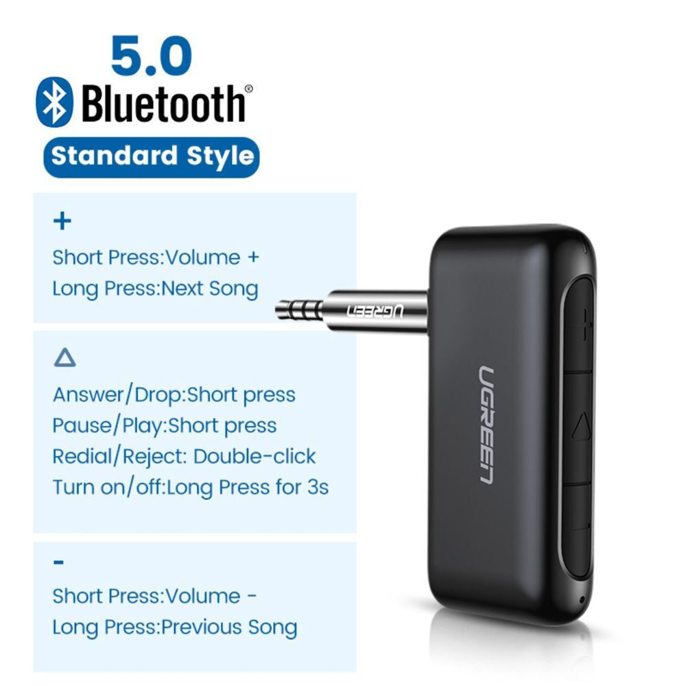 Ugreen Bluetooth Αυτοκινήτου για το Ηχοσύστημα (AUX / Audio Receiver) - Image 4