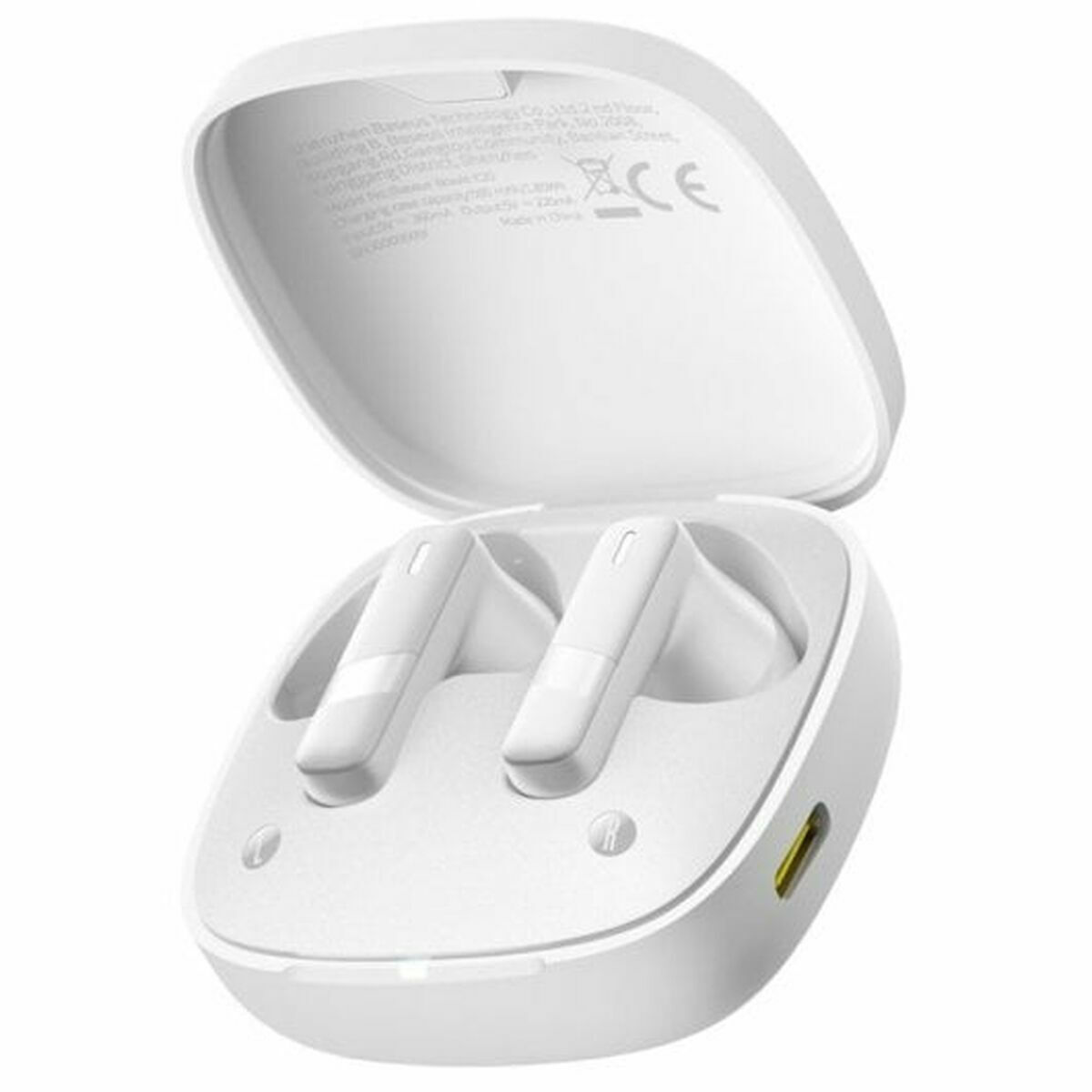 Baseus Bowie E20 In-ear Bluetooth Handsfree Ακουστικά με Αντοχή στον Ιδρώτα και Θήκη Φόρτισης Λευκά - Image 4