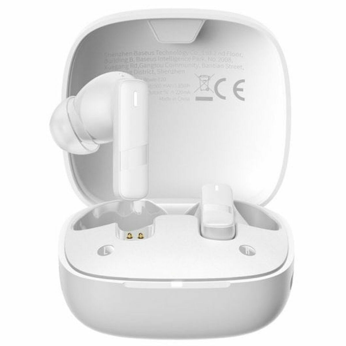 Baseus Bowie E20 In-ear Bluetooth Handsfree Ακουστικά με Αντοχή στον Ιδρώτα και Θήκη Φόρτισης Λευκά - Image 6