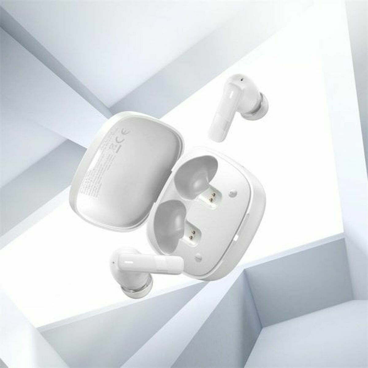 Baseus Bowie E20 In-ear Bluetooth Handsfree Ακουστικά με Αντοχή στον Ιδρώτα και Θήκη Φόρτισης Λευκά - Image 8