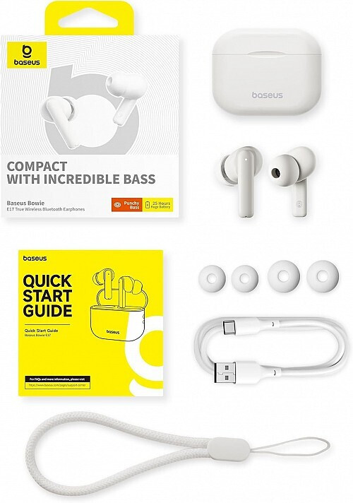 Baseus Bowie E17 In-ear Λευκά - Image 4
