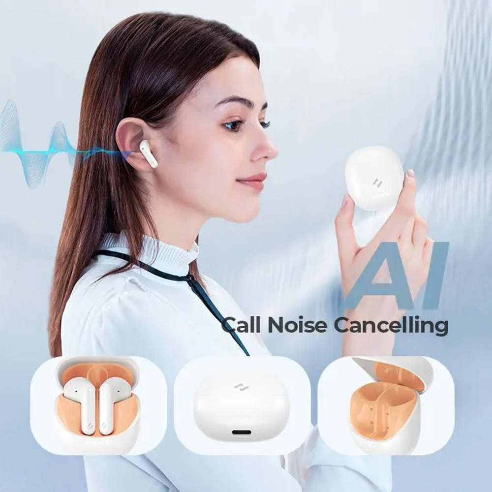 Havit TW931 Earbud Bluetooth Handsfree Ακουστικά με Θήκη Φόρτισης Λευκά - Image 6