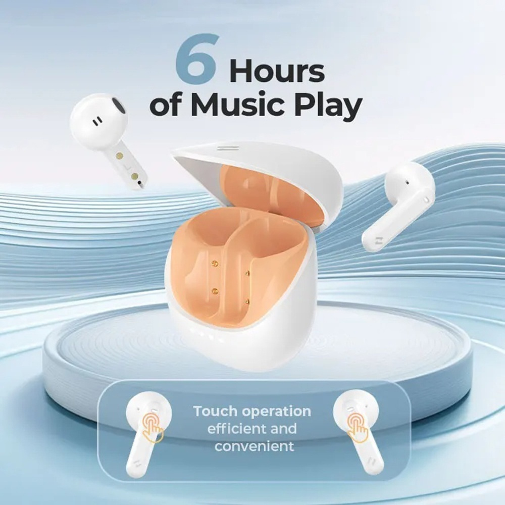 Havit TW931 Earbud Bluetooth Handsfree Ακουστικά με Θήκη Φόρτισης Λευκά - Image 7