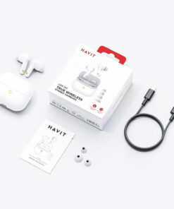 Alternative view of Havit TW982 In-ear Bluetooth Handsfree Ακουστικά με Θήκη Φόρτισης Πράσινα