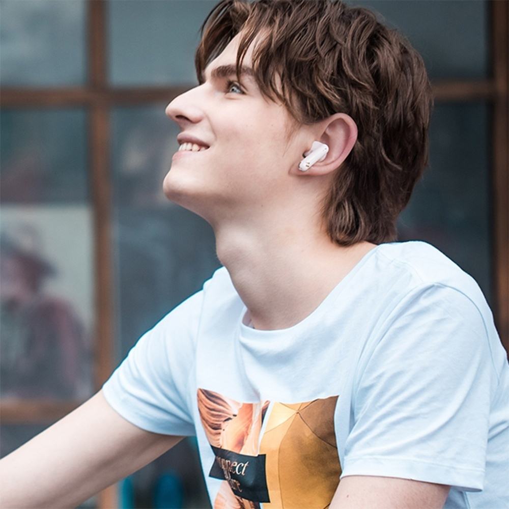 Havit TW982 In-ear Bluetooth Handsfree Ακουστικά με Θήκη Φόρτισης Ροζ - Image 5