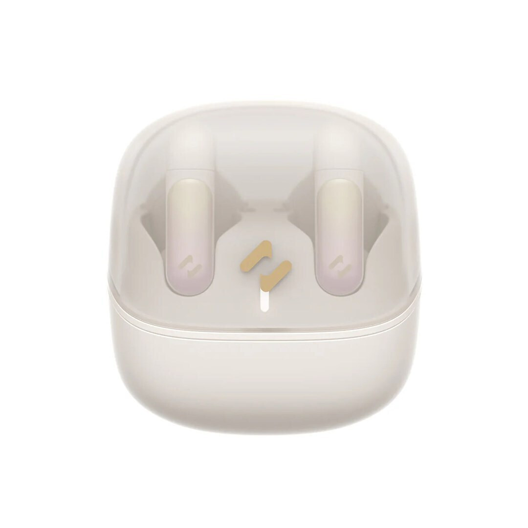 Havit TW980 Open Ear Bluetooth Handsfree Ακουστικά με Αντοχή στον Ιδρώτα και Θήκη Φόρτισης Μπεζ - Image 2
