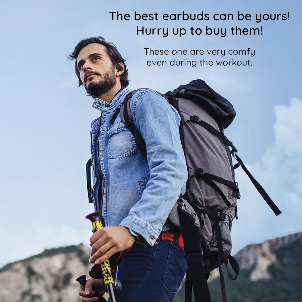 Havit OWSFIT 1 OWS914 Open Ear Bluetooth Handsfree Ακουστικά με Αντοχή στον Ιδρώτα και Θήκη Φόρτισης Μπεζ - Image 6