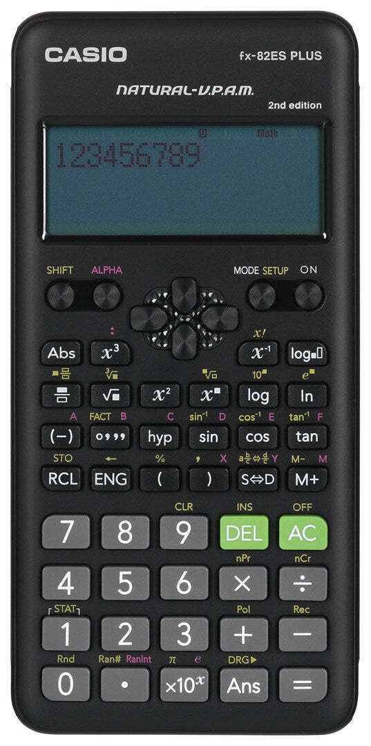 Casio FX-82ES Plus 2nd Edition Αριθμομηχανή Επιστημονική σε Μαύρο Χρώμα FX-82ES Plus - Image 4