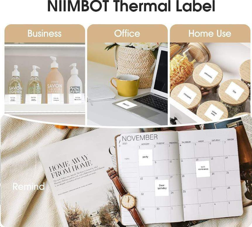 Niimbot Αυτοκόλλητες Ετικέτες σε Ρολό για Εκτυπωτή Ετικετών 50x30mm - Image 5