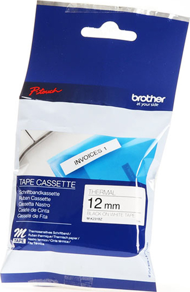Brother P-Touch Ταινία Ετικετογράφου σε Μαύρο Χρώμα M-K231BZ