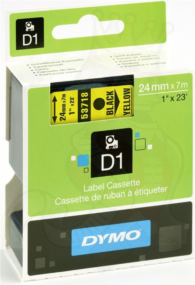 Πλαστικοποιημένη Ταινία Στυλό Dymo S0720980 Μαύρο 24 Mm - Image 5