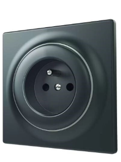 Fibaro Socket N Type Μονή Χωνευτή Πρίζα Ρεύματος Γκρι - Image 2