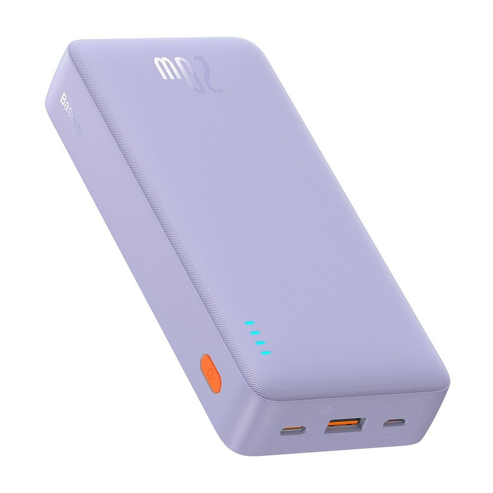 Baseus Airpow Power Bank 20000mAh 20W με Θύρα USB-A και Θύρα USB-C Μωβ - Image 3