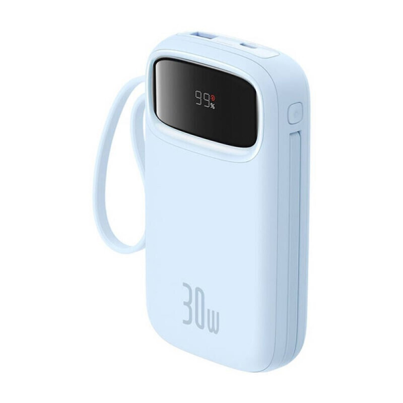 Baseus QPow2 Power Bank 20000mAh 30W με Θύρα USB-A και 2 Θύρες USB-C Μπλε - Image 3