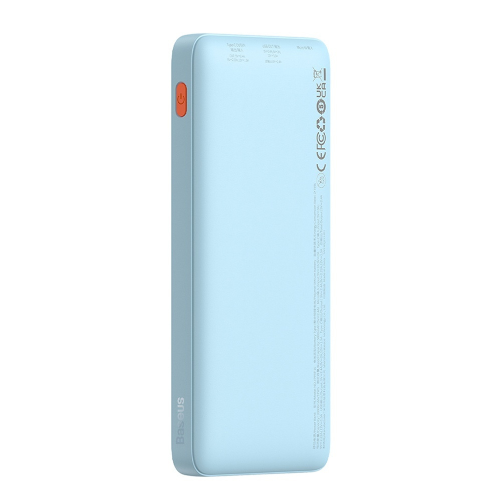 Baseus Airpow Power Bank 10000mAh 20W με Θύρα USB-A και Θύρα USB-C Power Delivery Μπλε - Image 3
