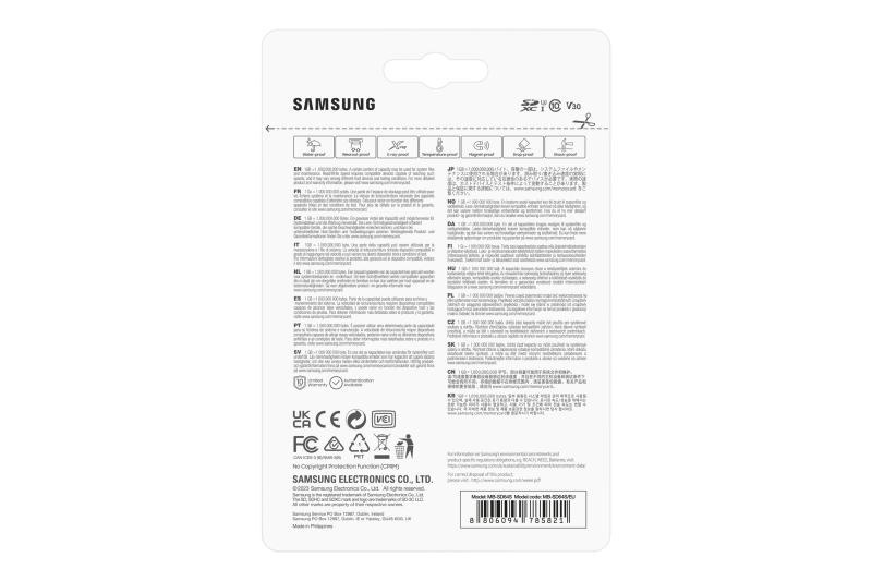 Samsung Evo Plus 2021 SDHC 64GB Class 10 U3 V30 UHS-I - Image 2