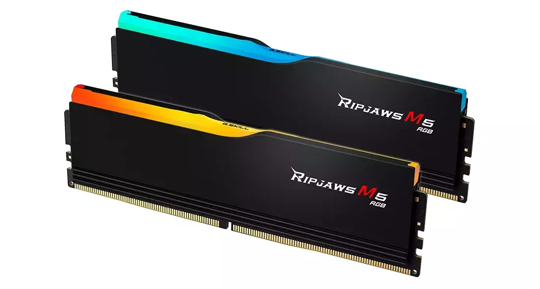 G.Skill Ripjaws M5 RGB DDR5 64GB RAM με 2x32GB Modules και Ταχύτητα 6000 για Desktop F5-6000J2836G32GX2-RM5RK - Image 2