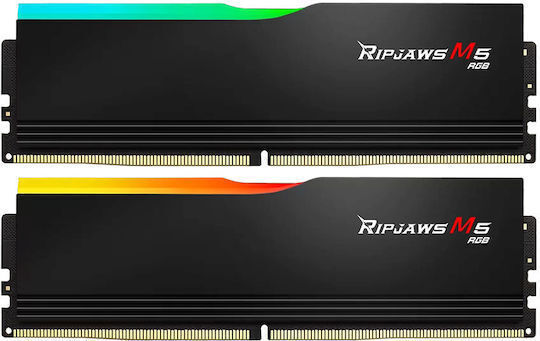 G.Skill Ripjaws M5 RGB DDR5 64GB RAM με 2x32GB Modules και Ταχύτητα 6000 για Desktop F5-6000J2836G32GX2-RM5RK - Image 3