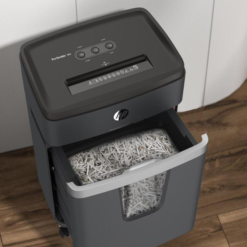 HP Καταστροφέας Εγγράφων Proshredder 18cc Cross Cut 18 Φύλλων με Κάδο 25lt - Image 8