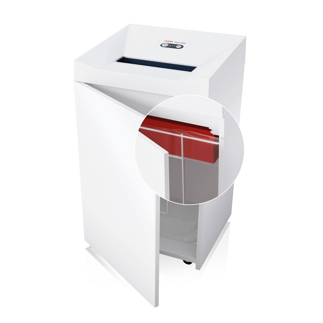 HSM Καταστροφέας Εγγράφων Cross Cut 22 Φύλλων με Κάδο 130lt - Image 4
