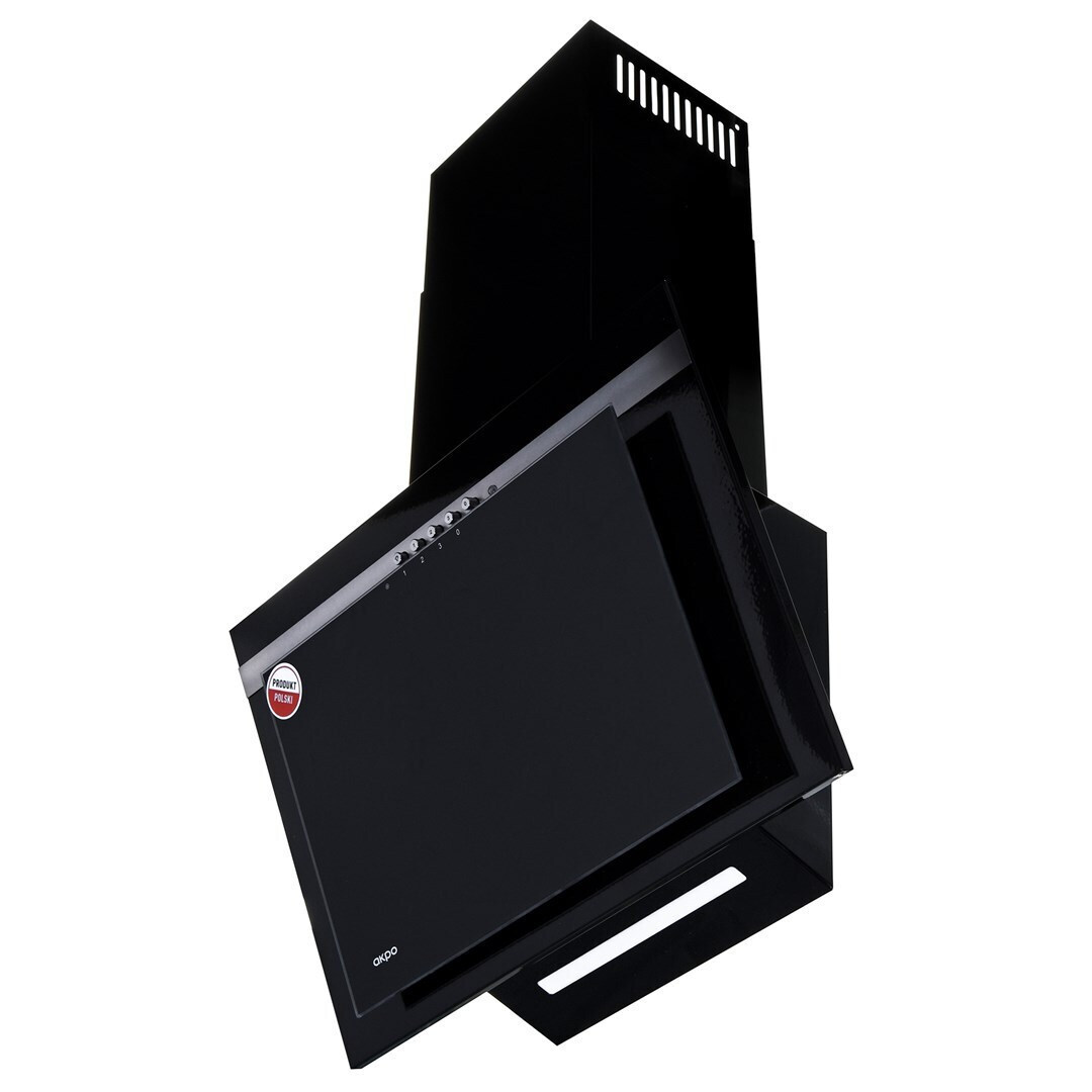 Akpo Wk-4 Καμινάδα 90cm Μαύρη