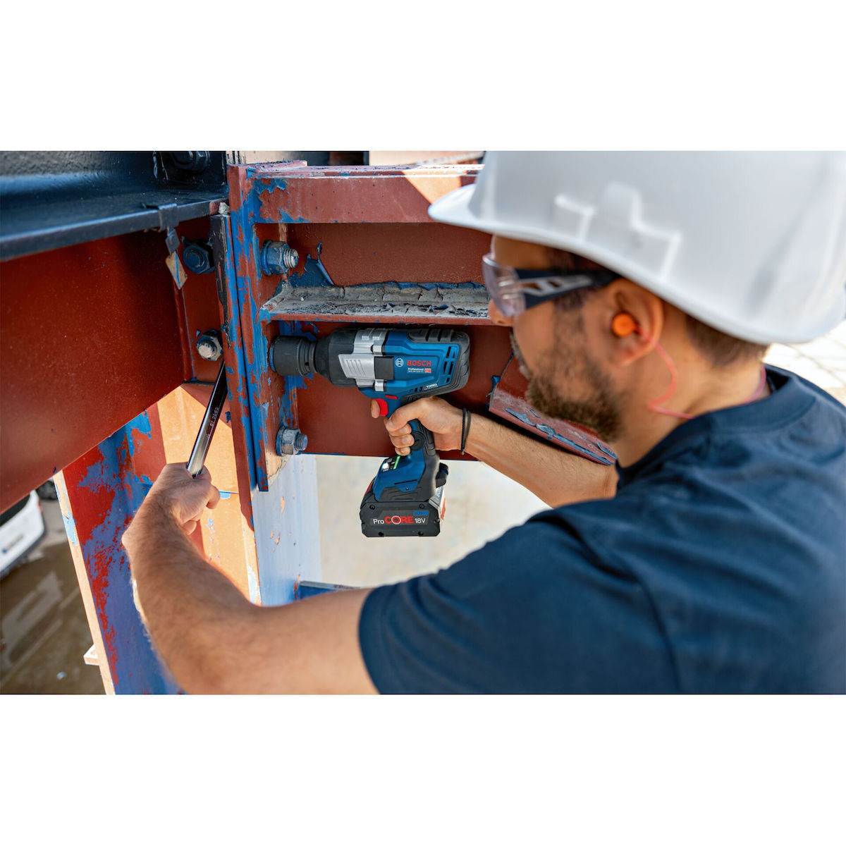 Bosch GDS 18V-1600 HC Professional Brushless Μπουλονόκλειδο 18V Solo με Υποδοχή 3/4" - Image 2