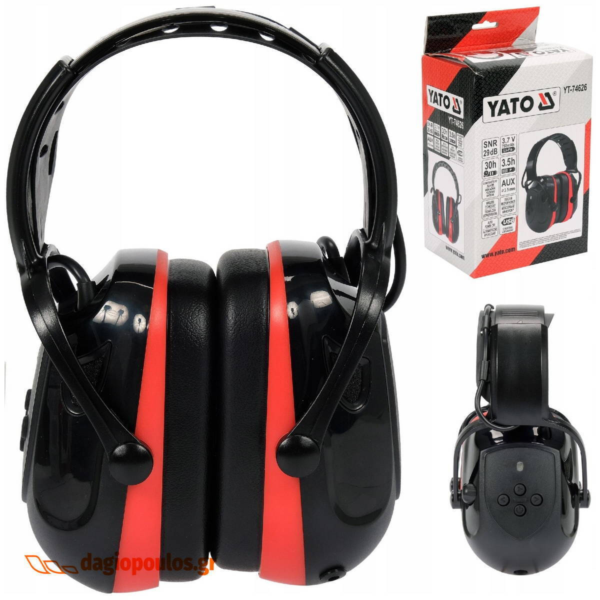 Yato YT-74626 Ωτοασπίδες με Στέκα - Image 2