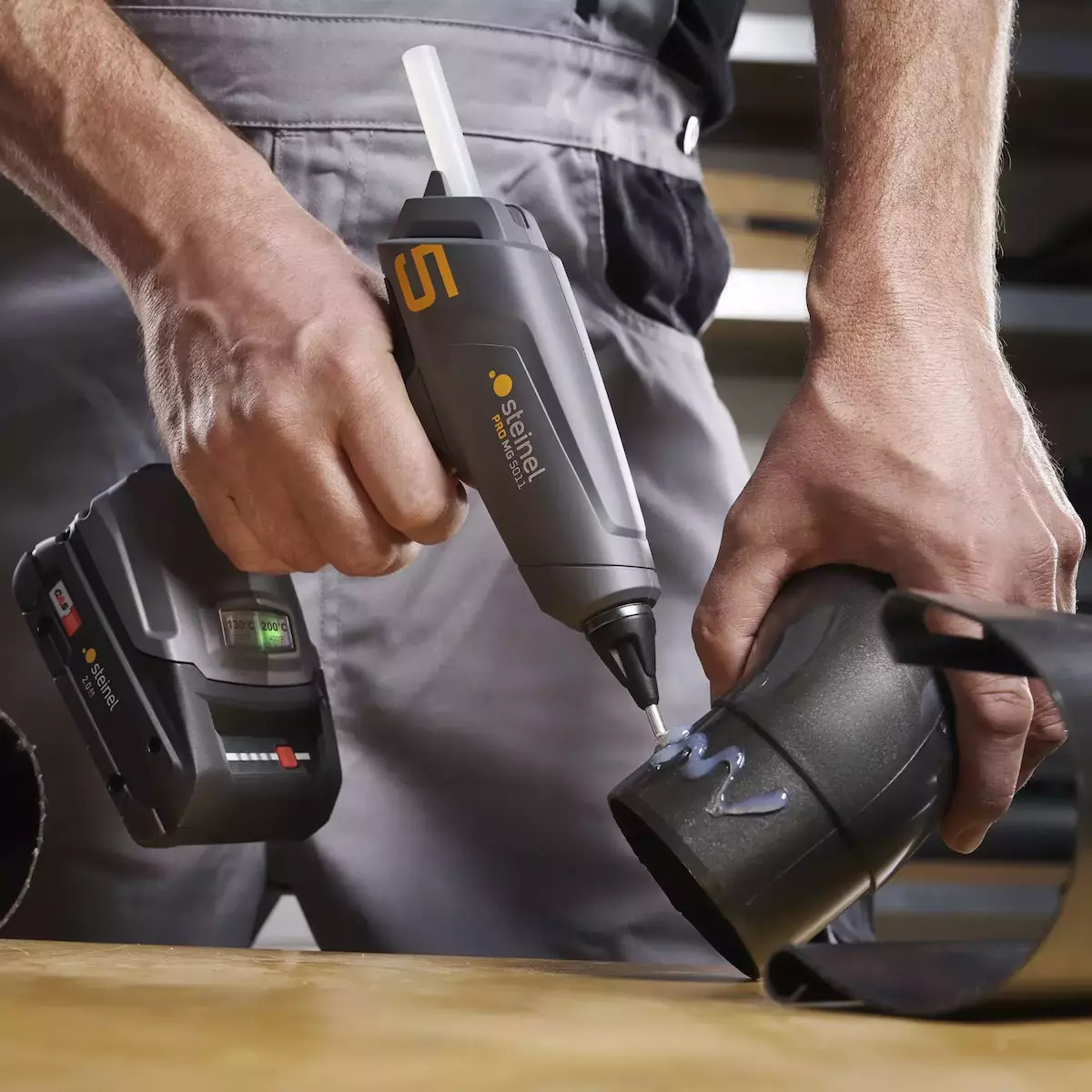 Steinel Mobilglue 5011 Πιστόλι Θερμοκόλλησης Solo για Ράβδους Σιλικόνης 11mm - Image 5