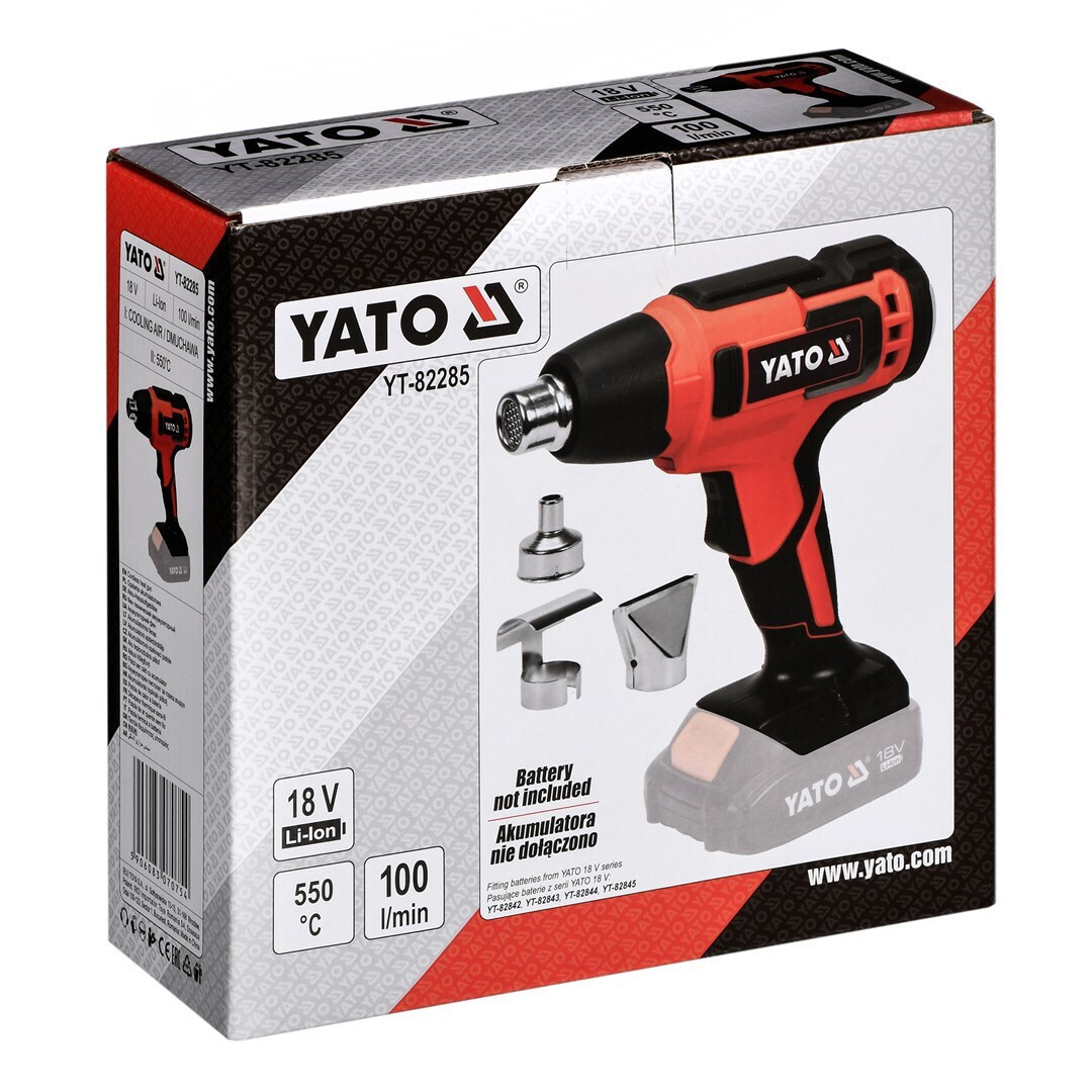 Yato YT-82285 Πιστόλι Θερμού Αέρα 18V Solo - Image 9