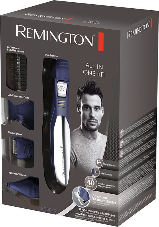 Remington All in One Σετ Κουρευτικής Μηχανής Μπλε PG6045 - Image 3