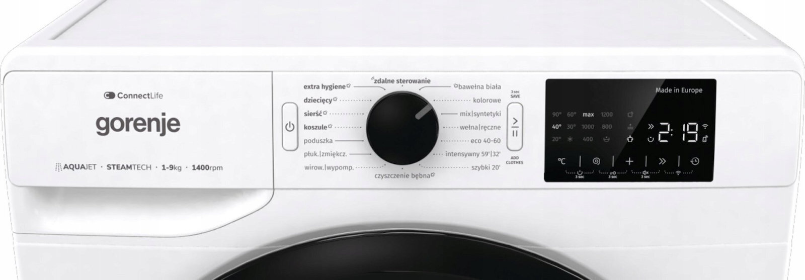 Gorenje 9kg WPNA94A1TWIFI/PL - Image 3