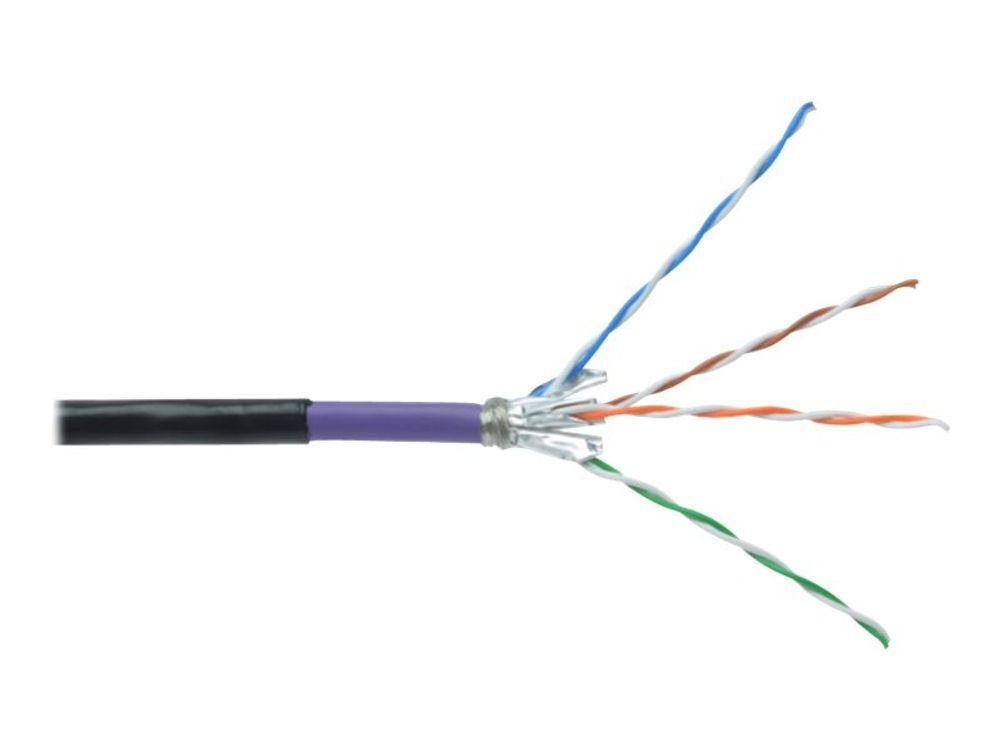 Digitus S/FTP Cat.7 Καλώδιο Δικτύου Ethernet εξωτερικού χώρου χωρίς ακροδέκτες 100m Μαύρο - Image 4