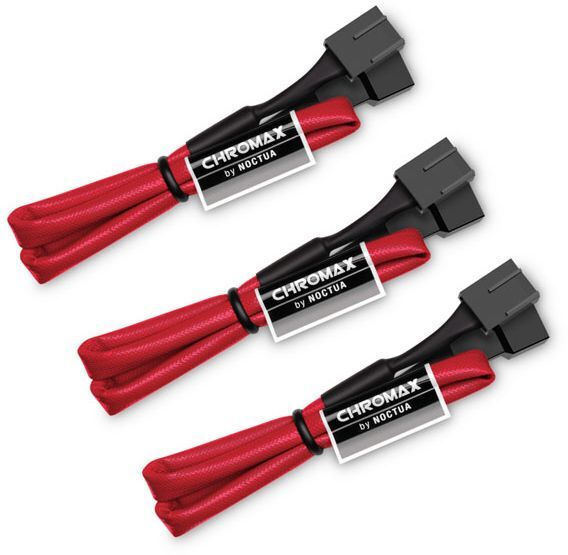 Noctua 4-Pin pwm - 4-Pin pwm Cable 0.3m Κόκκινο (NA-SEC1.RED) - Image 3