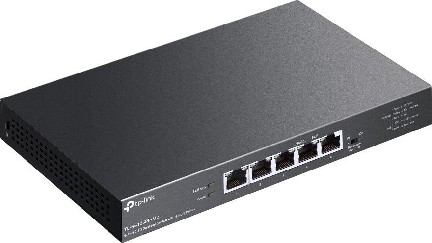 TP-LINK TL-SG105PP-M2 v1 Unmanaged L2 PoE++ - Image 4