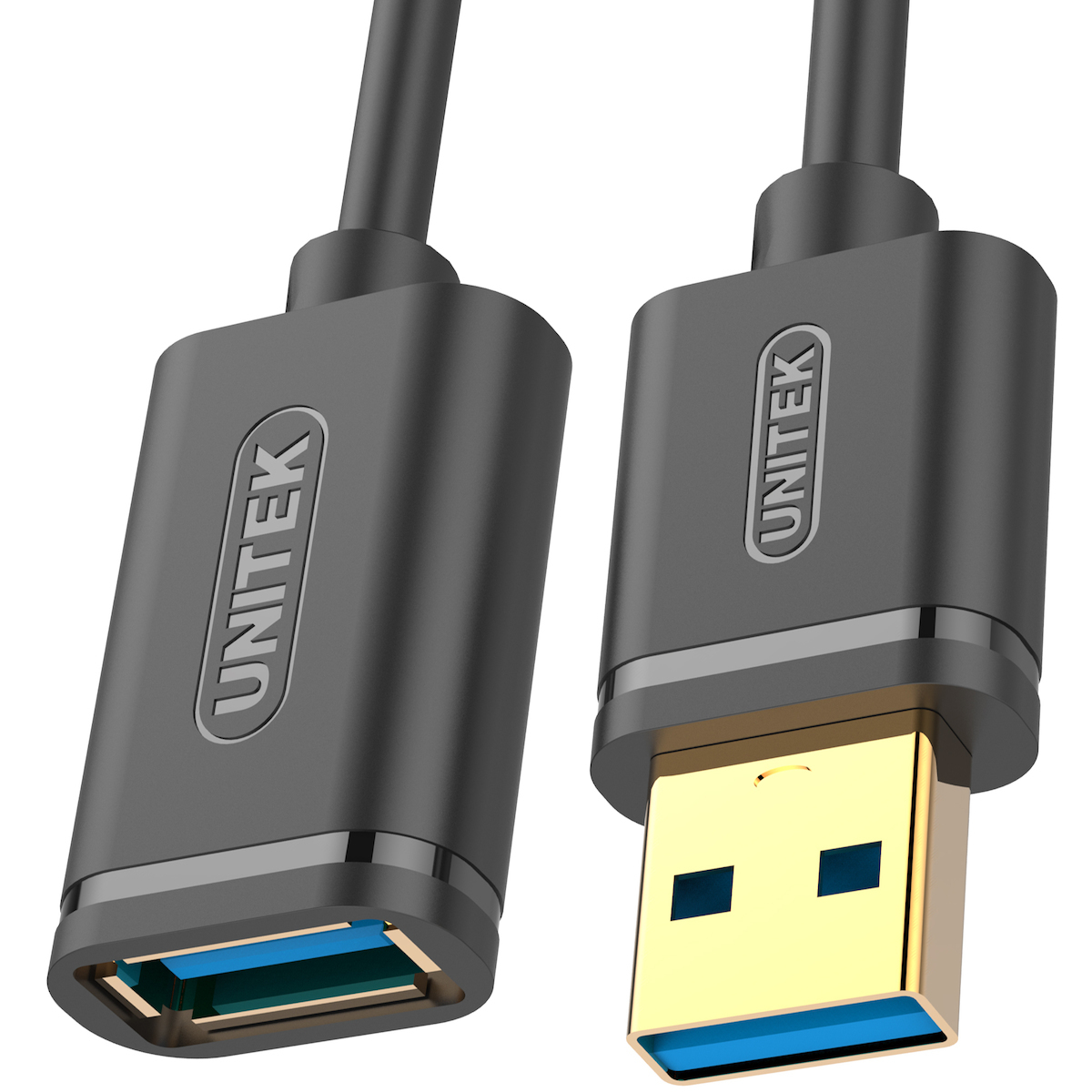 Unitek USB 2.0 Cable USB-A male - USB-A female Μαύρο 0.5m S9115661 - Image 3