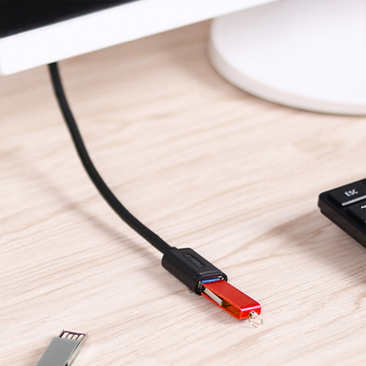 Unitek USB 2.0 Cable USB-A male - USB-A female Μαύρο 0.5m S9115661 - Image 4