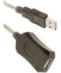 Alternative view of Savio USB 2.0 Cable USB-A male - USB-A female 5m (CL-76)