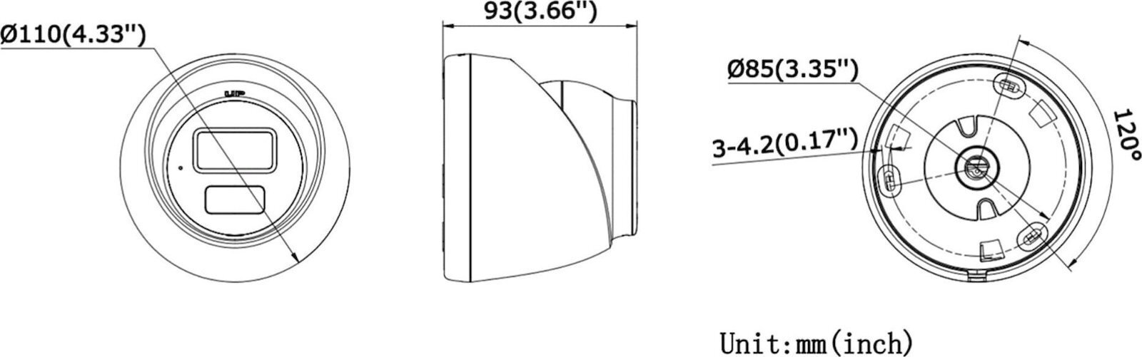 Hikvision DS-2CD1321G2-LIU IP Αδιάβροχη Κάμερα Full HD 1080p - Image 2