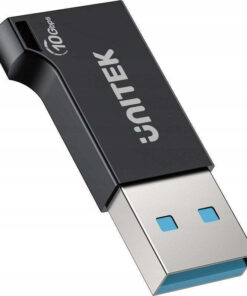 Προσαρμογέας Unitek Usb-a Usb-c 10gbps Μαύρο A1049abk01