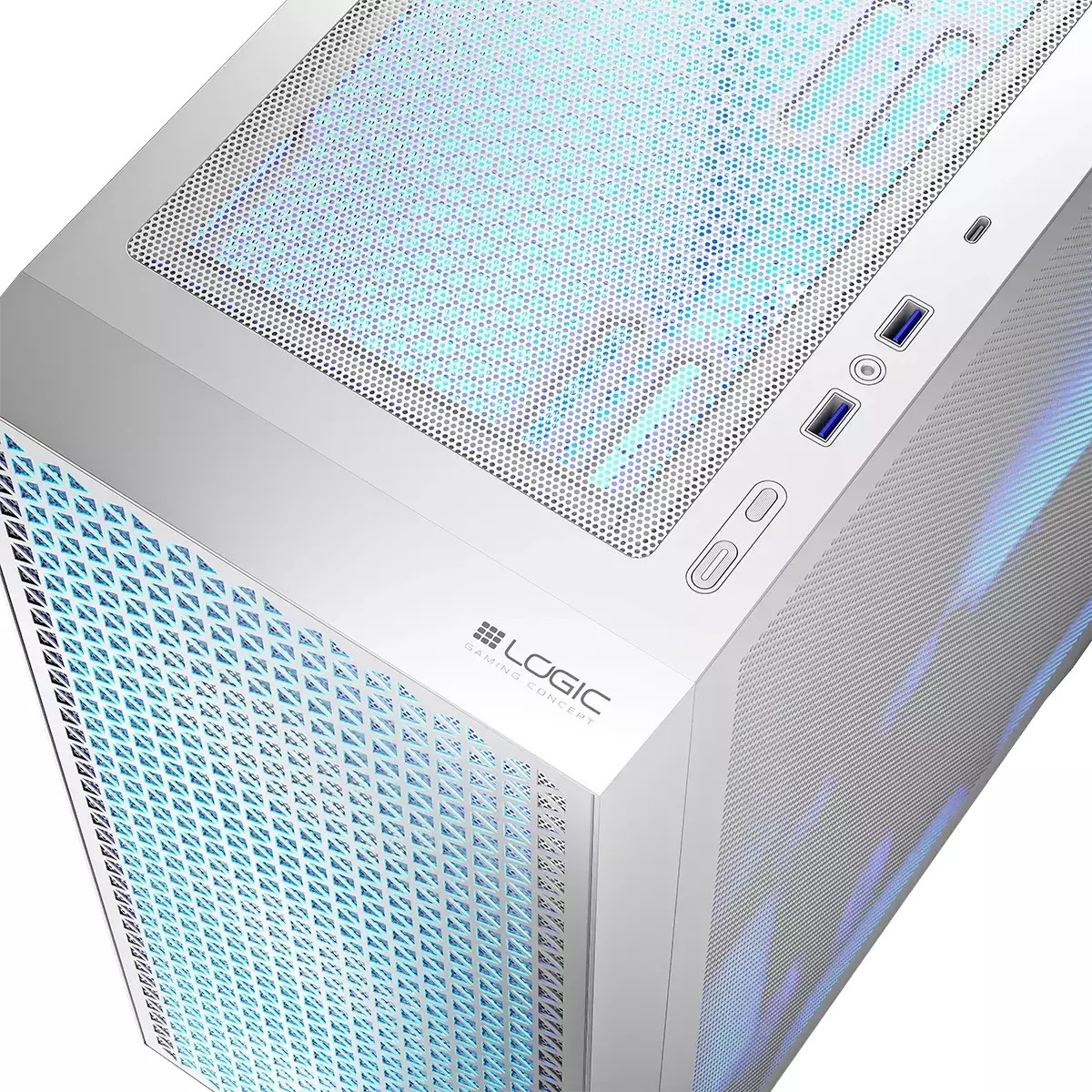 Logic Dart Pro ARGB Gaming Midi Tower με Πλαϊνό Παράθυρο - Image 3