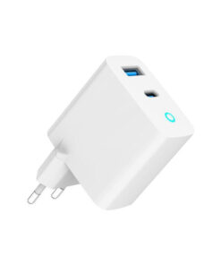Alternative view of Gembird Φορτιστής Χωρίς Καλώδιο GaN με Θύρα USB-A και Θύρα USB-C 30W Power Delivery / Quick Charge 3.0 Λευκός (TA-UC-PDQC30L-W-01)