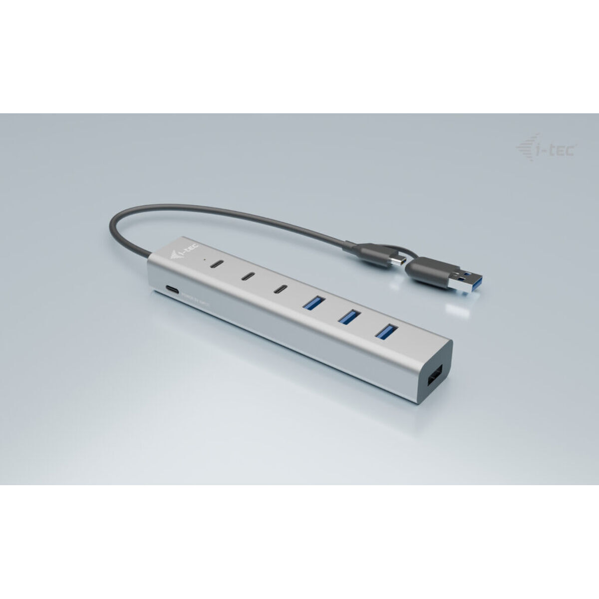 i-tec USB 3.2 Hub 8 Θυρών με σύνδεση USB-A / USB-C Γκρι - Image 3