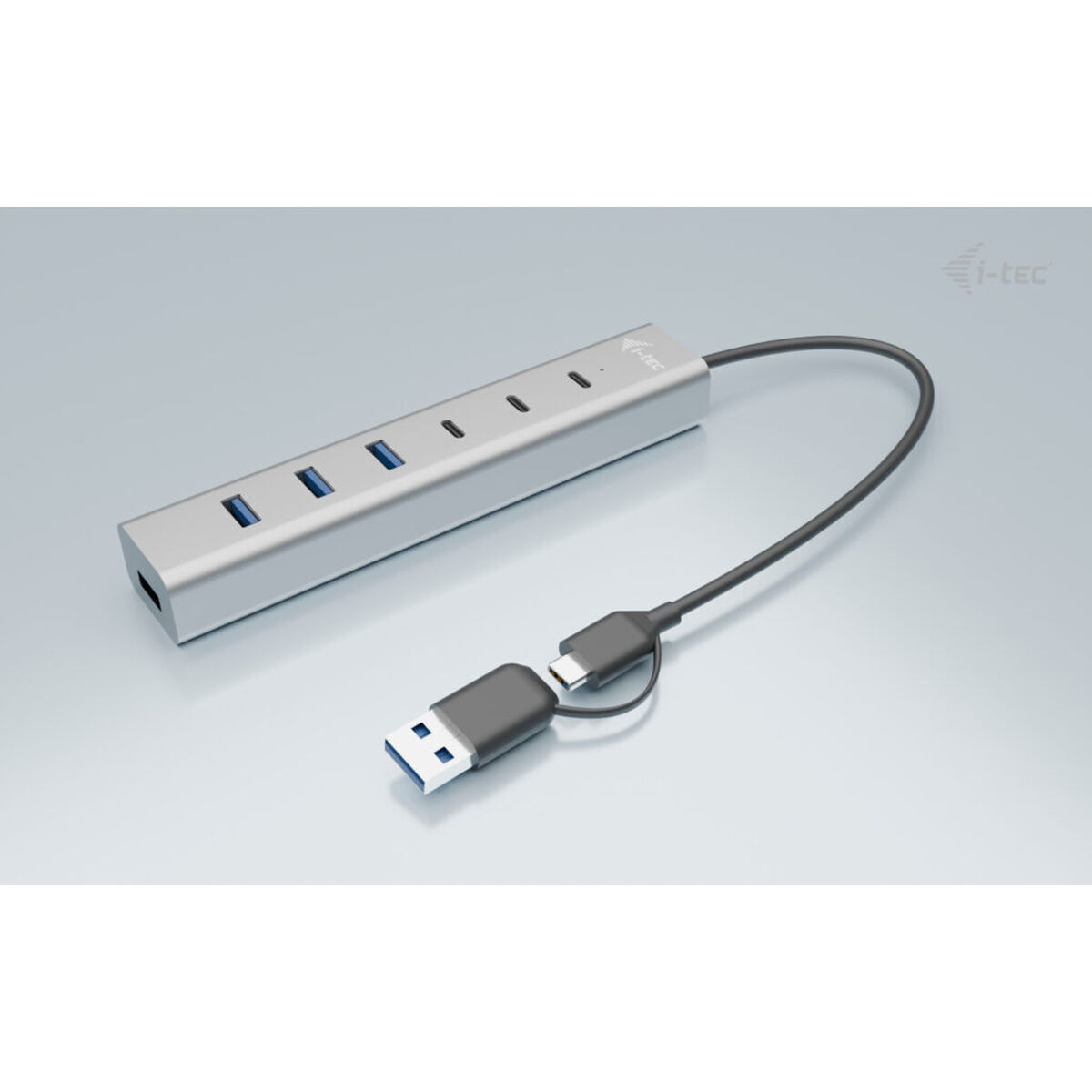 i-tec USB 3.2 Hub 8 Θυρών με σύνδεση USB-A / USB-C Γκρι - Image 4