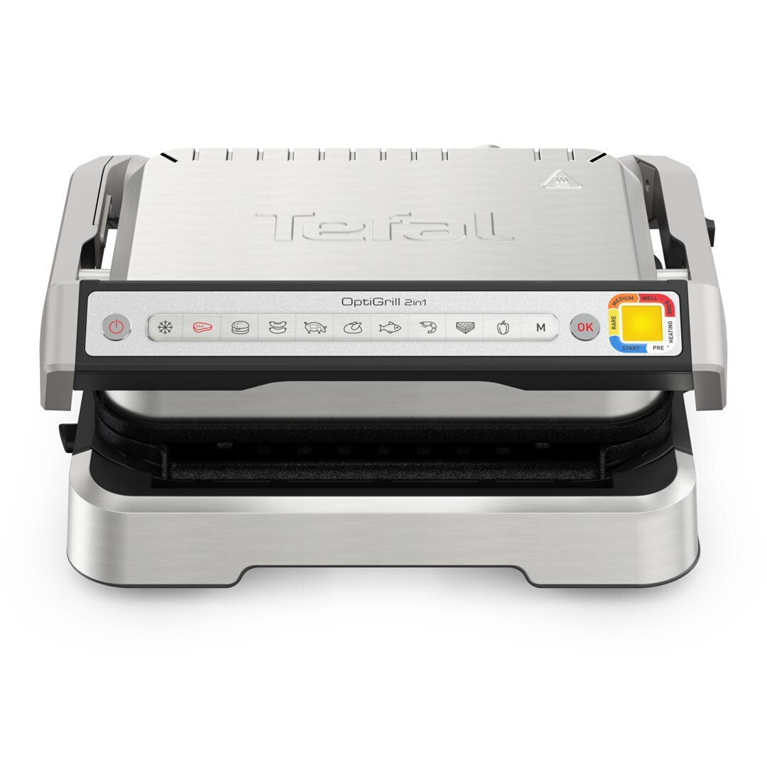 Tefal OptiGrill 2in1 2100W για 2 Τοστ Γκρι - Image 5